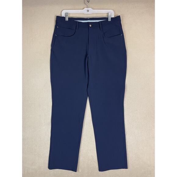 FootJoy Pants Mens 33x30 Blue Golf Performance Straight Leg Mid Rise Stretch